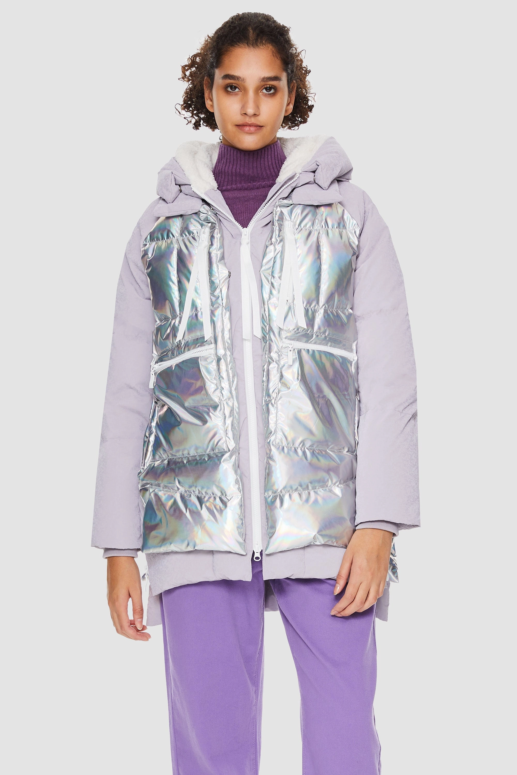 Sustainable Material 092 Colorlay Chrome Down Jacket