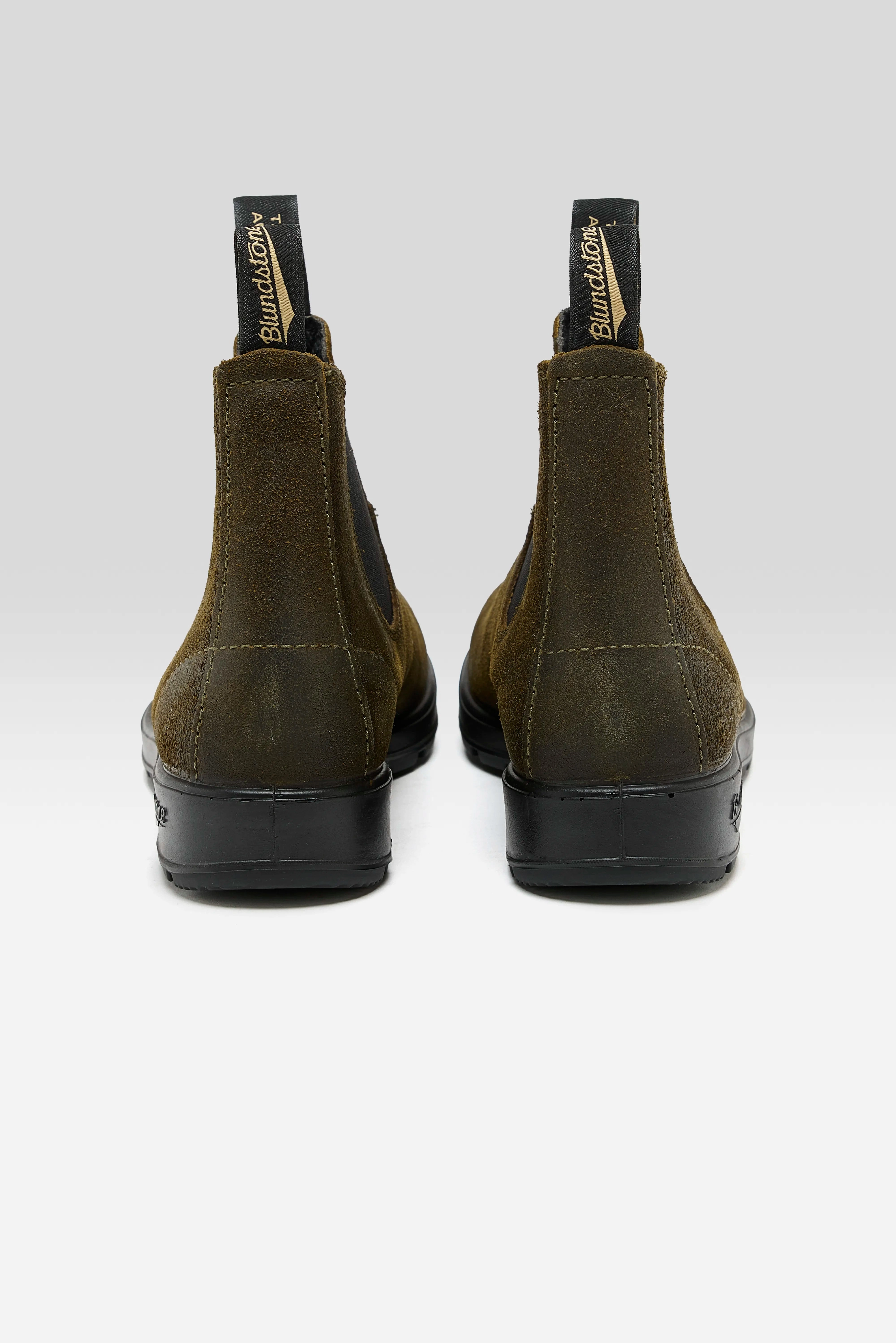 1615 Original Chelsea Boots for Women  (252 / W / OLIVE) Seamless Feel Abrasion Resistant Surface