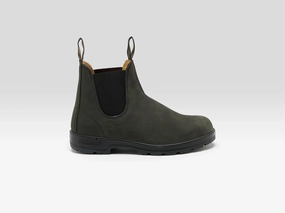 Performance Wear 587 Classic Chelsea Boots for Women  (252 / W / BLACK)
