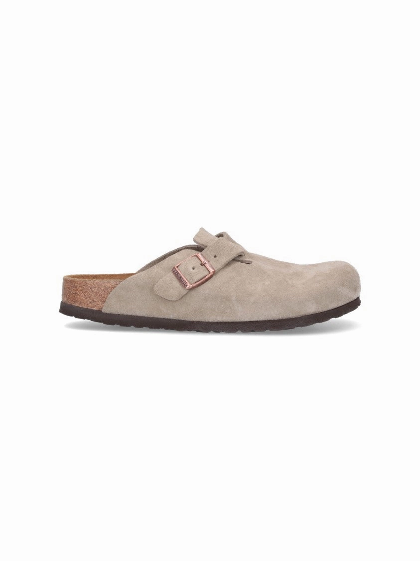 'Boston' Mules ?C Taupe Loafers style