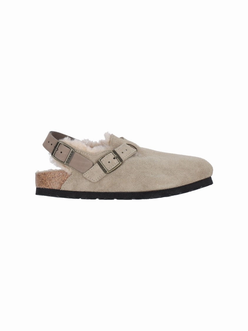 'Tokio' Mules ?C Taupe Practical Use