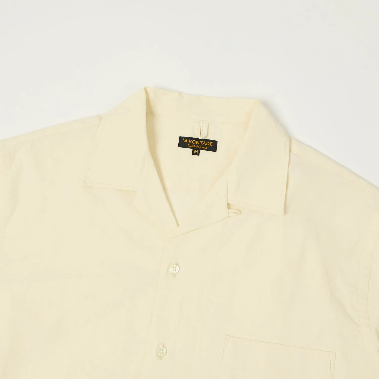 Teen Fashion Active Comfort A Vontade Open Collar Shirt - Ecru