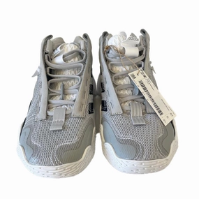 Outfit Choice Adidas Girls Gray | Exhibit B Mid Basketball Sneakers