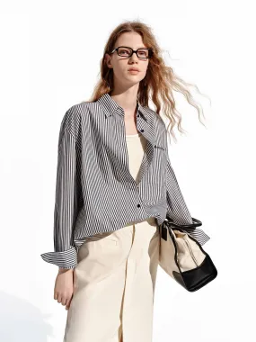 Chest Pocket Cotton Shirt Mountain Retreat Lightweight Material