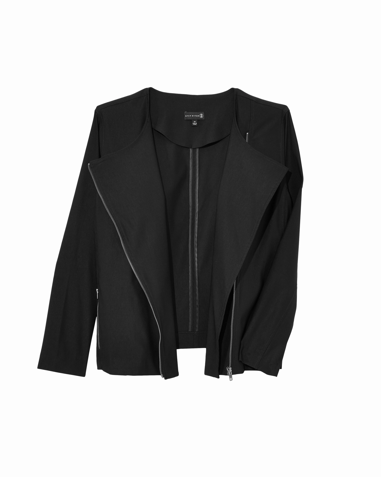 Compact Fit Alyssum Moto Jacket | Black