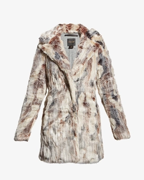 ALEXA FUR JACKET | Autumn firefighters Polyester