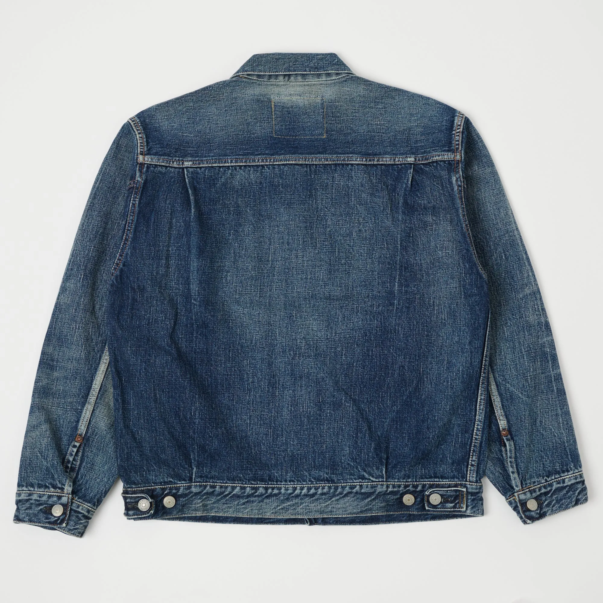 Full Count 2102 13.75oz Type II Denim Jacket - 'Real Killer' Wash Effortless Layer Light Reflective Logos