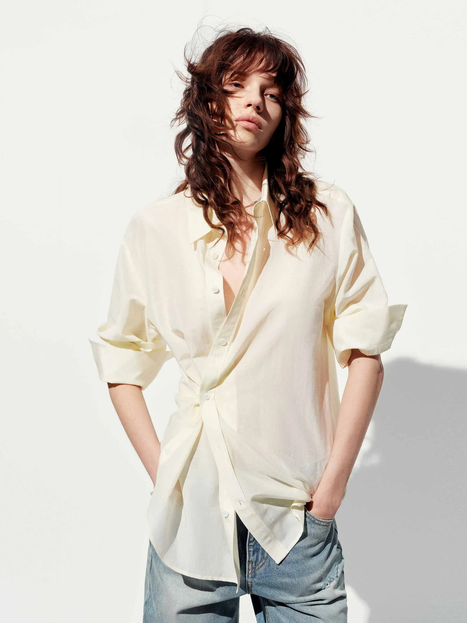 Cotton Silk Lightweight Shirt Quality Look Tall Option