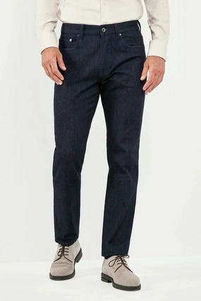 Flex Fit Design Raw cotton and cashmere jeans - Made in Italy