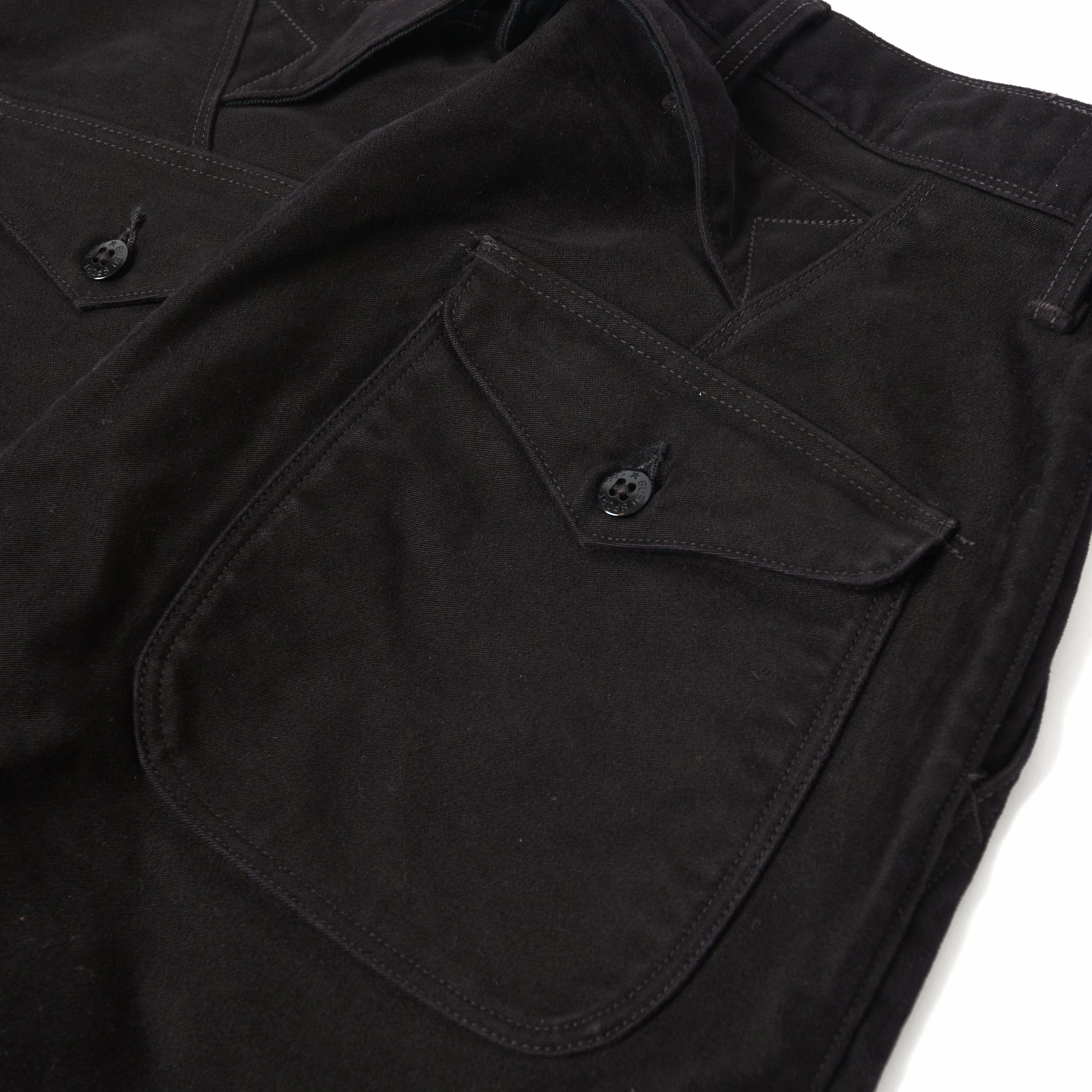 Freewheelers & Co Great Lakes 'Utica' Trouser - Black Timeless Style Flexible shape