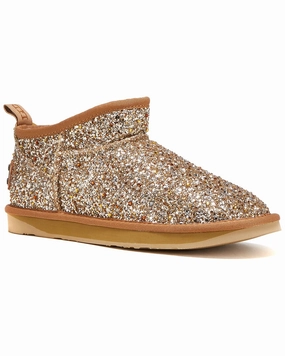 Multi-Function Wear Wedge Heel Australia Luxe Collective Cosy Ultra Short Glitter Boot