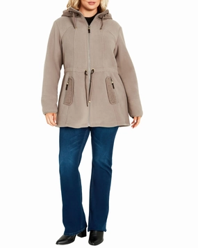 Odor Resistant Mandy Hooded Coat | Thistle
