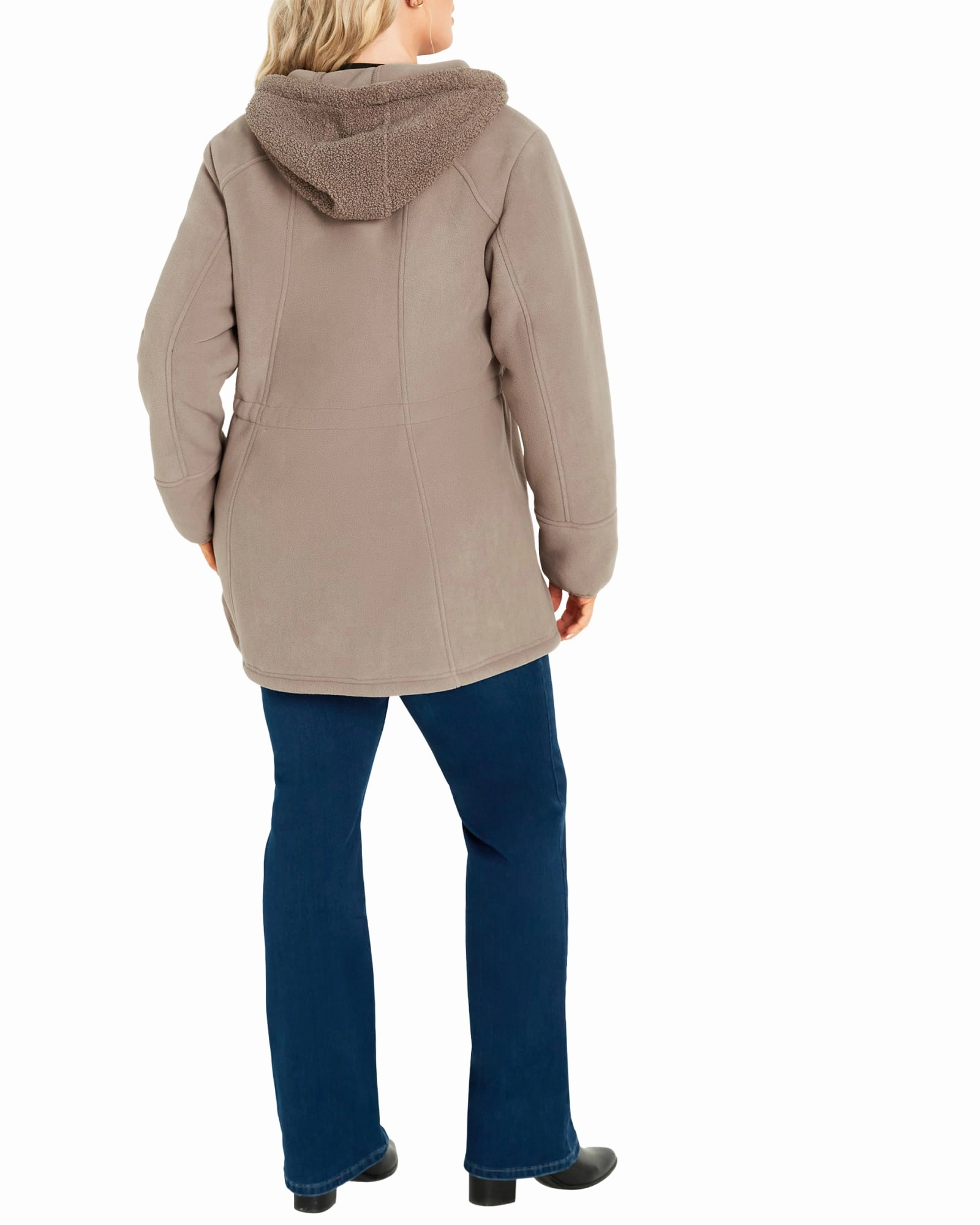 Mandy Hooded Coat | Thistle Lightweight Construction Danger