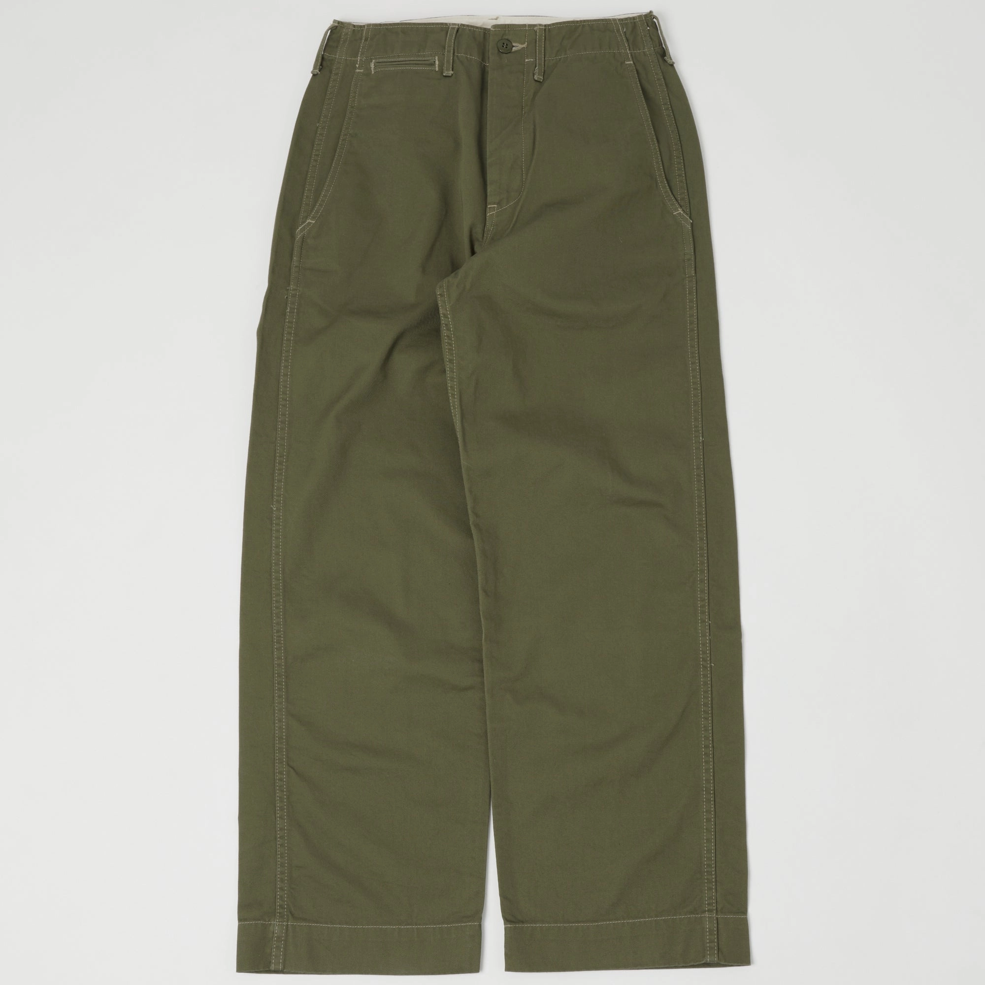 Full Count 1201 U.S. Army Combat Chino - Sage Green Ultimate Comfort Breathable Lining