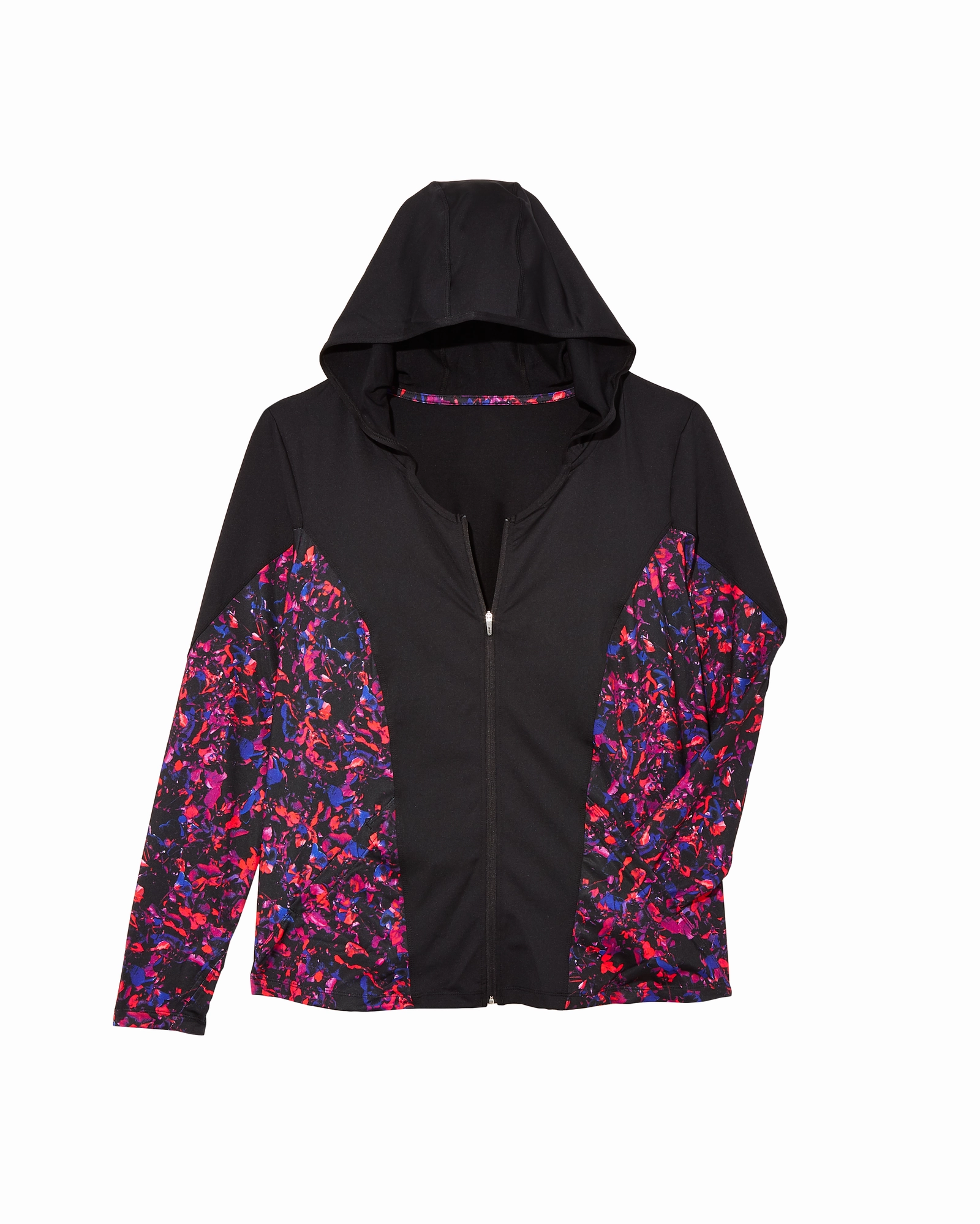 Comfort Fit Silhouette Alpine Hooded Jacket | Pink / Black