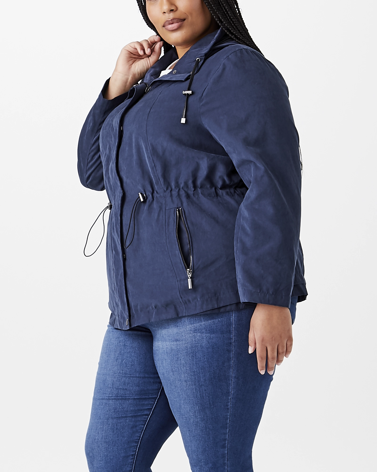 Alto Anorak Jacket | Navy Water-Resistant Wear Poise