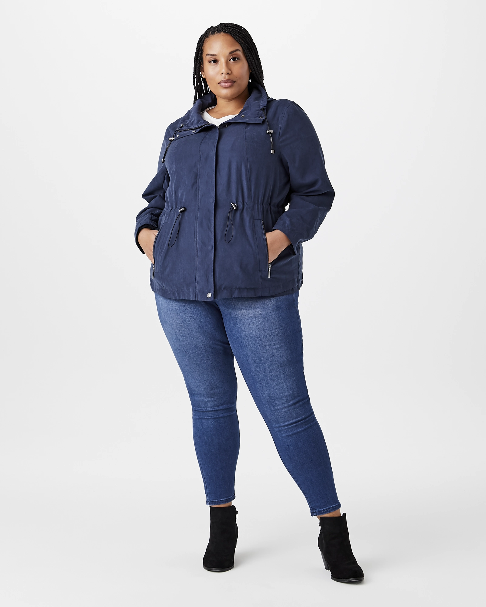 MoistureWicking Alto Anorak Jacket | Navy