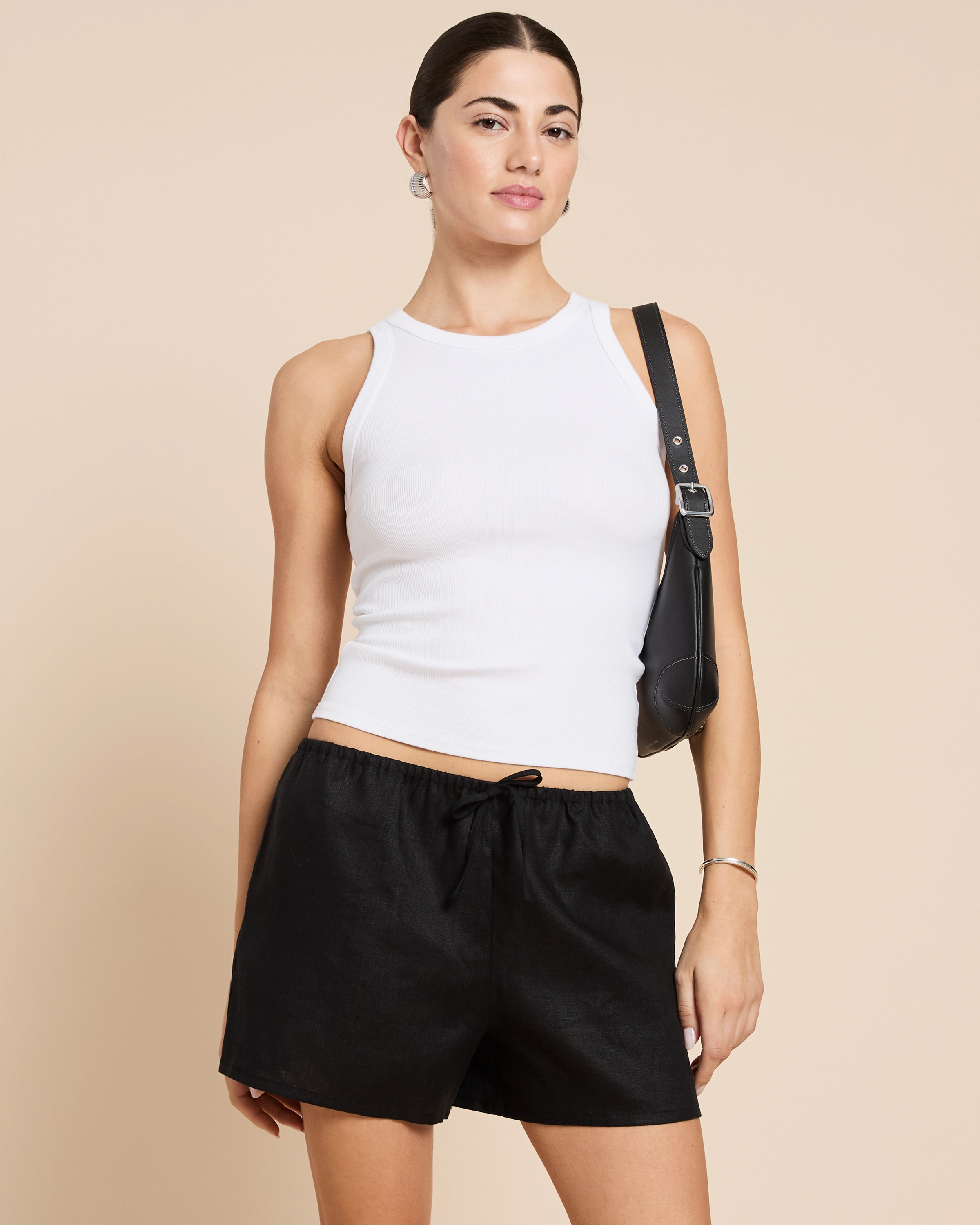 Amaya Linen Short Sport Layer