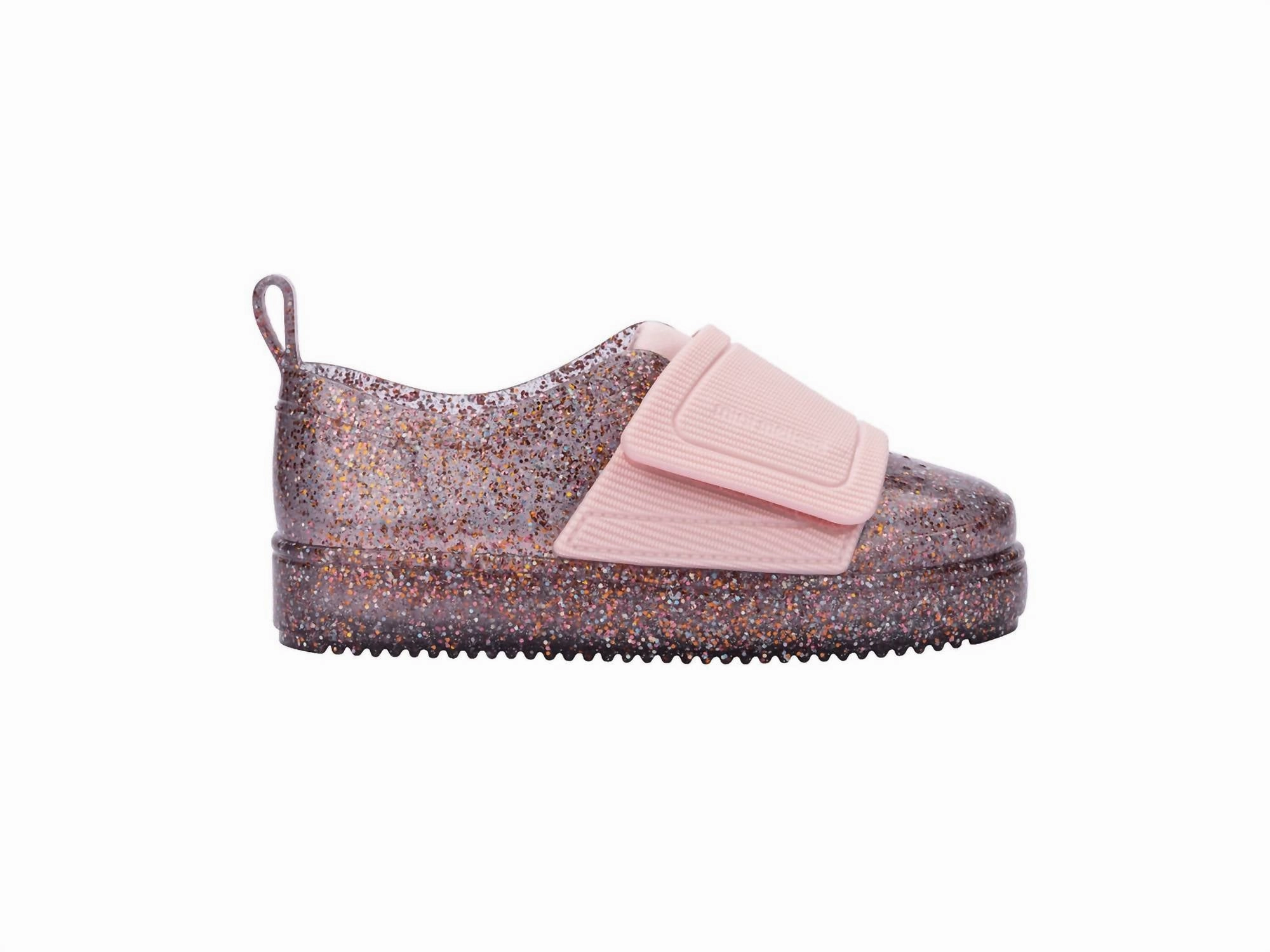 Rebound Midsole Girls' Jelly Pop Sneaker In Pink Glitter