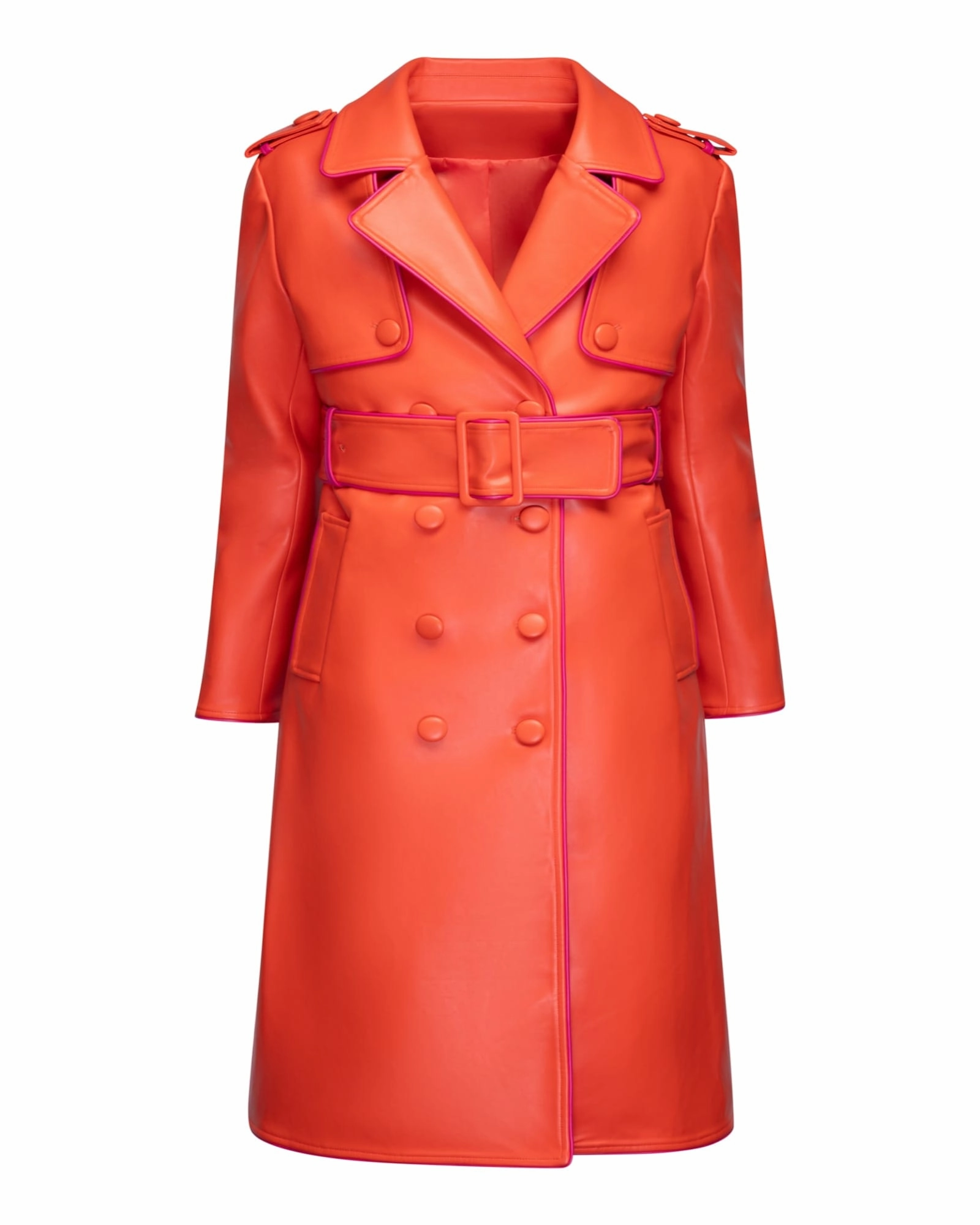 The Reese Trench Coat | Orange Comfortable Trek Ready