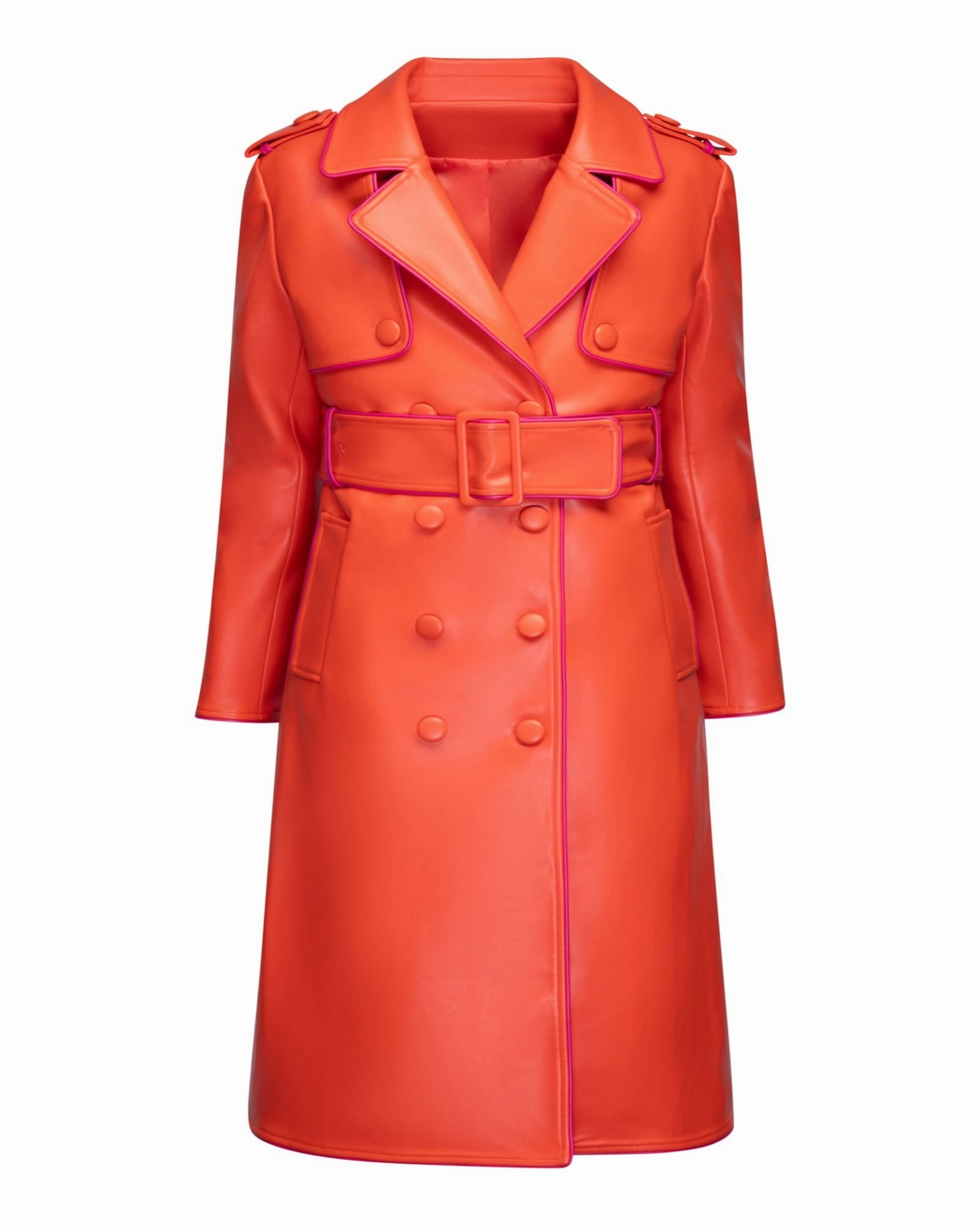 The Reese Trench Coat | Orange Windproof Barrier Outdoor Fashion