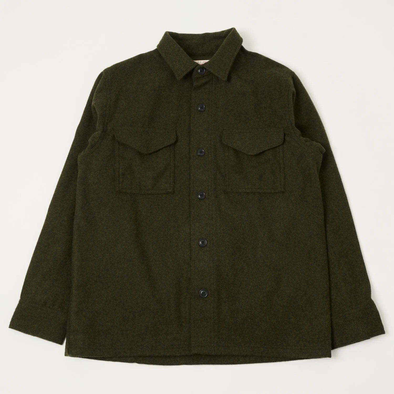 Filson Wool Jac-Shirt - Forest Green Fit For Travel