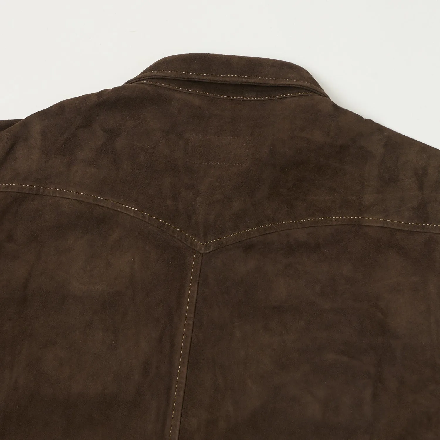 Shangri-La Heritage 'Gonzo' Suede Western Shirt - Testa Di Moro Tagless Design quick dry