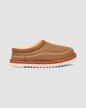 UGG Tasman Cali Wave 1158278-CBRC Men's 5 Chestnut Birch Slip-On Slipper RHS3708 Breathable Design Vacation Shoes