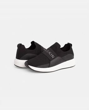 Insight Slip On Sneaker In Black Micro Grip Tread Pattern