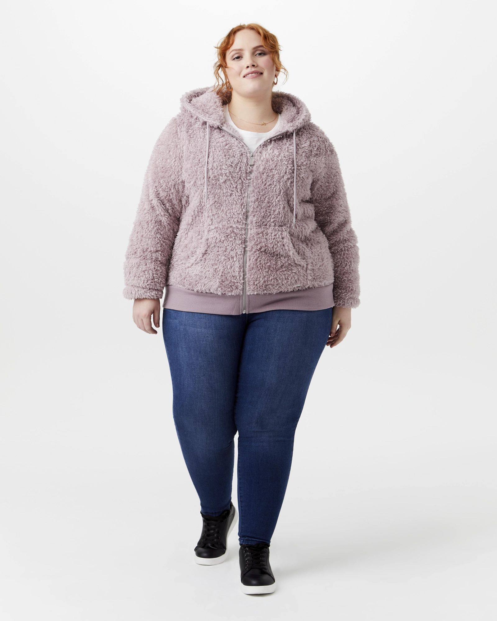 Anna Fleece Hoodie | Lilac platform