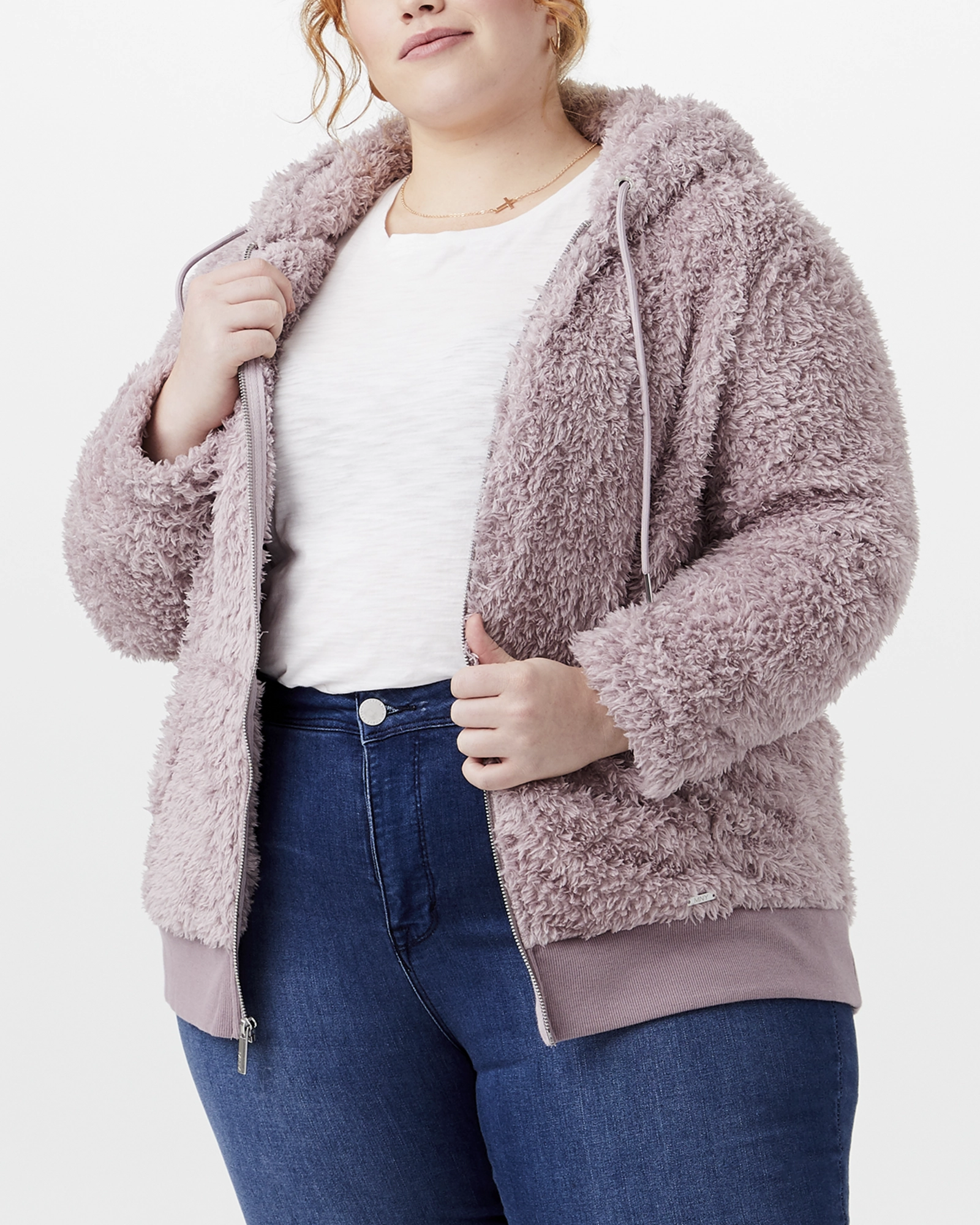 Anti Static Material Desire Anna Fleece Hoodie | Lilac