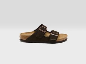 Everyday Step Chic Sandals for Vacation Arizona Suede for Women (251 / W / MOCCA)