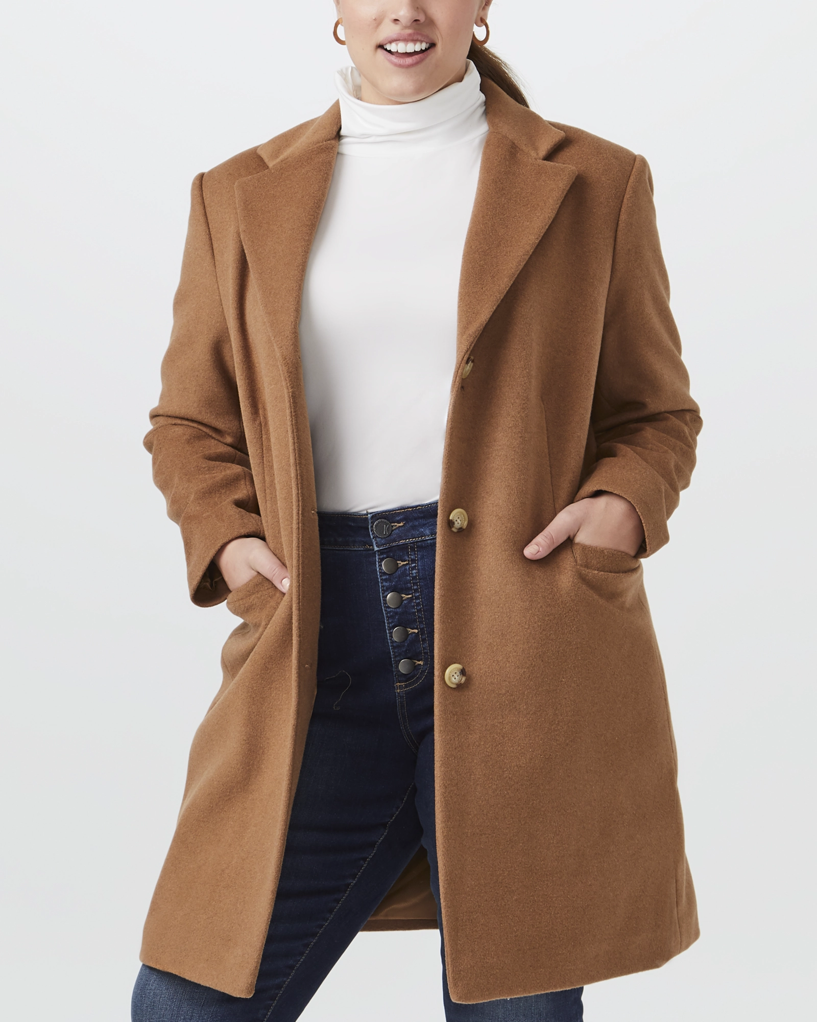 Withstand Beatrice Wool-Blend Jacket | Tan