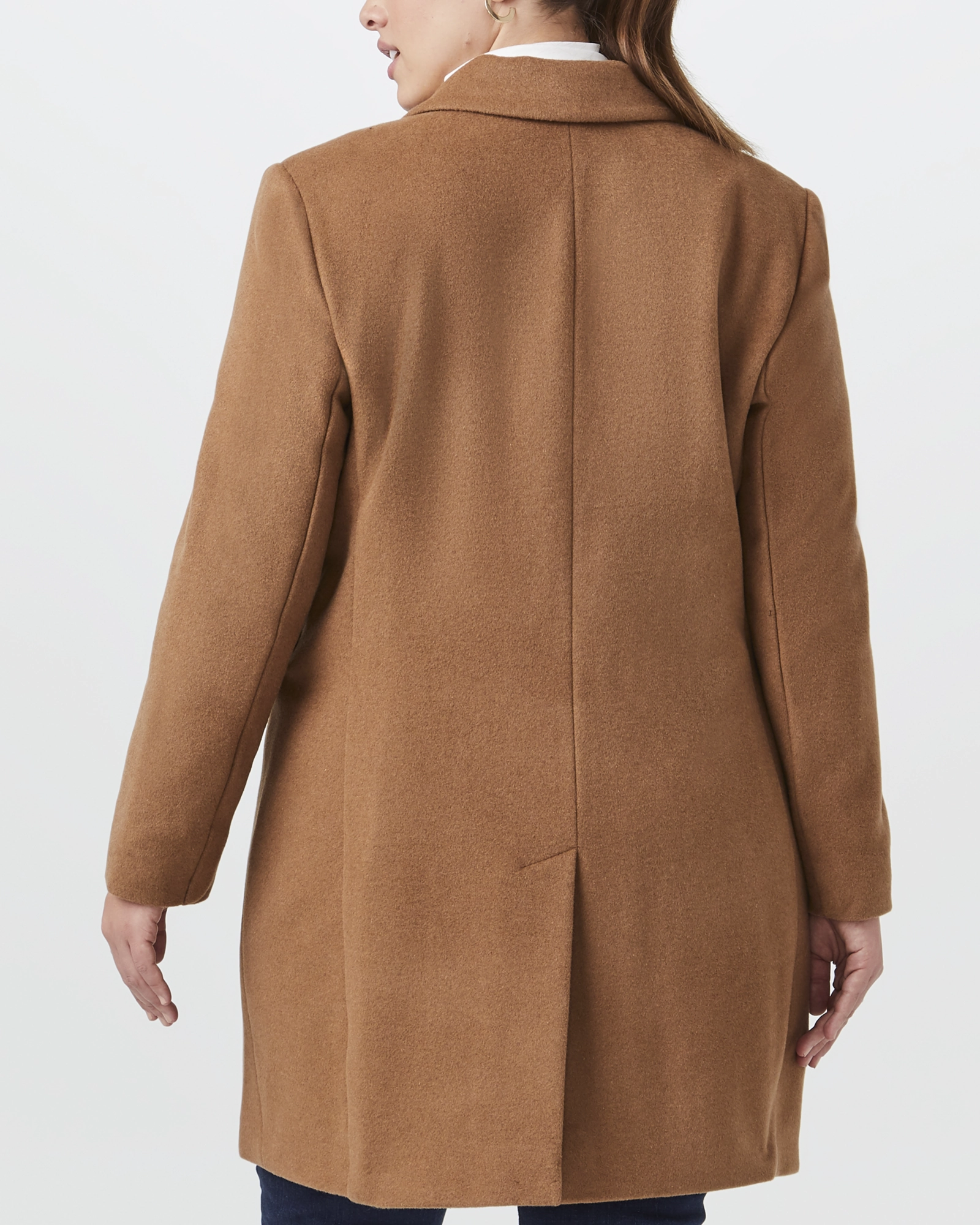Beatrice Wool-Blend Jacket | Tan Water Resistant