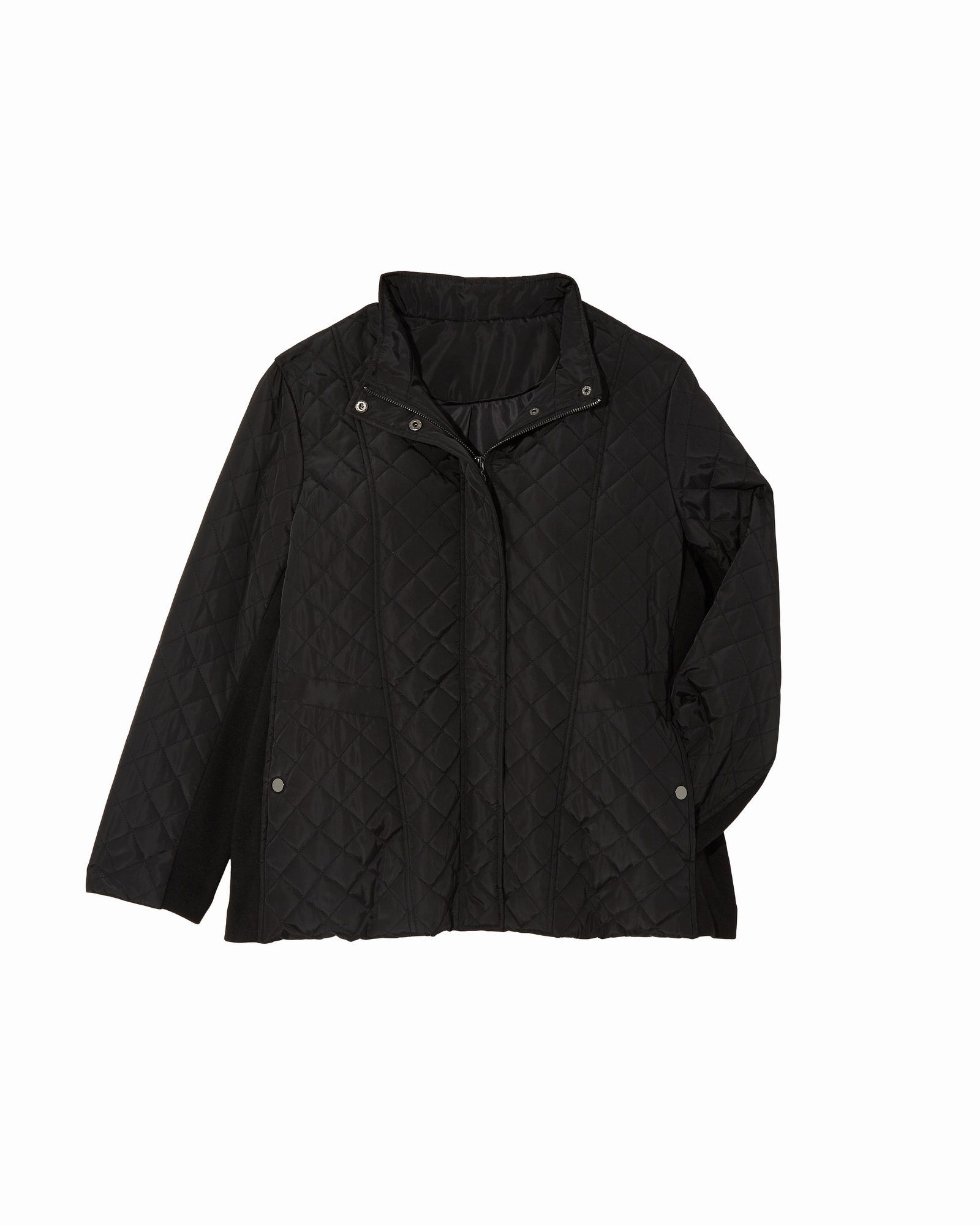 Azalea Quilted Jacket | Black Low Profile