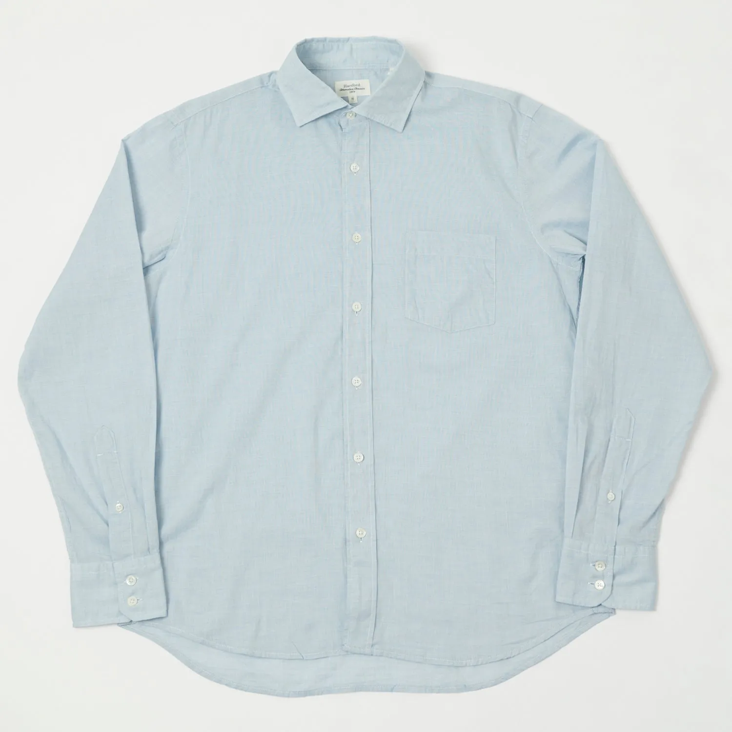 Hartford 'Paul' Shirt - Green Layered Hemline