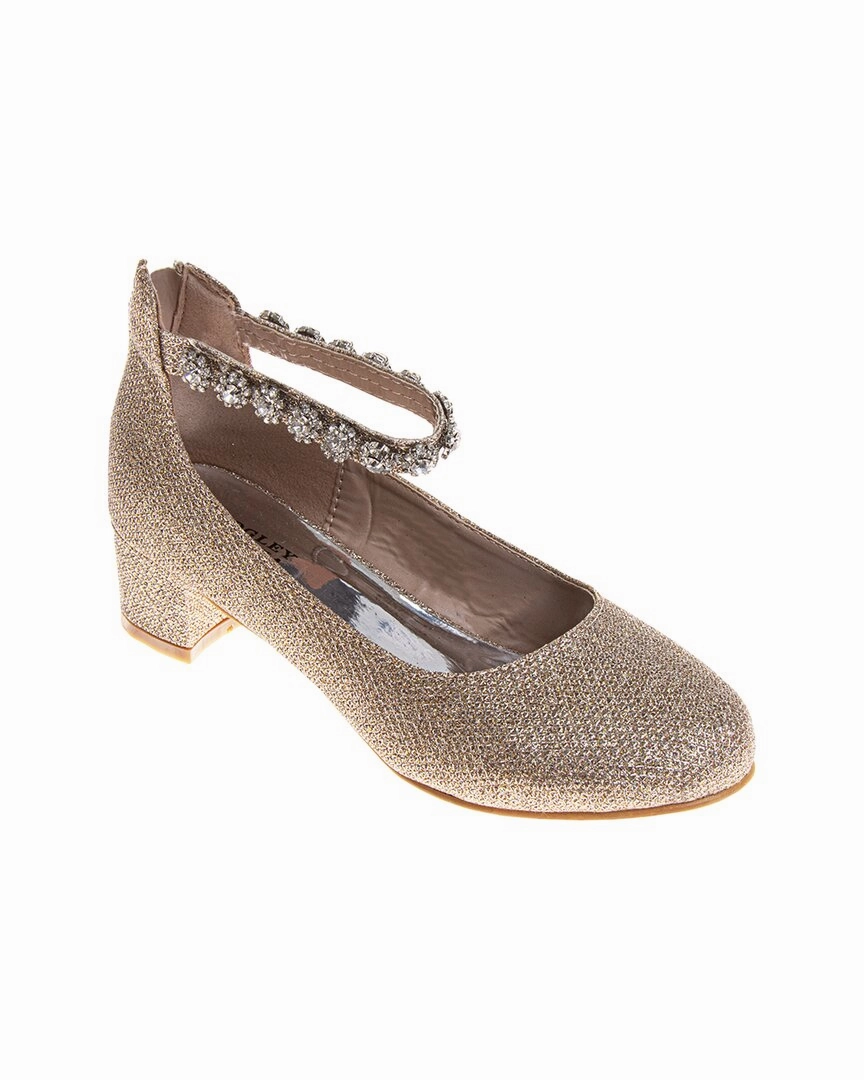 Badgley Mischka Block Heel Dress Shoe Woven