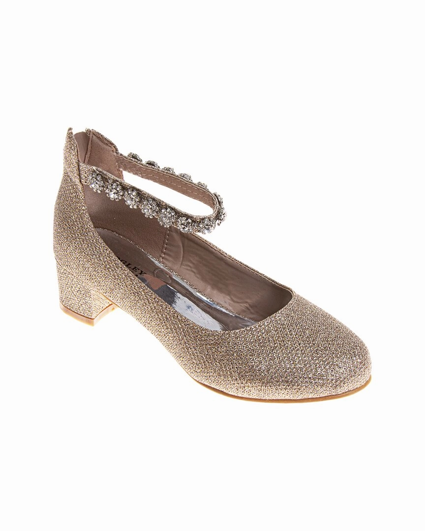 Badgley Mischka Block Heel Dress Shoe Sport Ease Layered Shock Dispersion