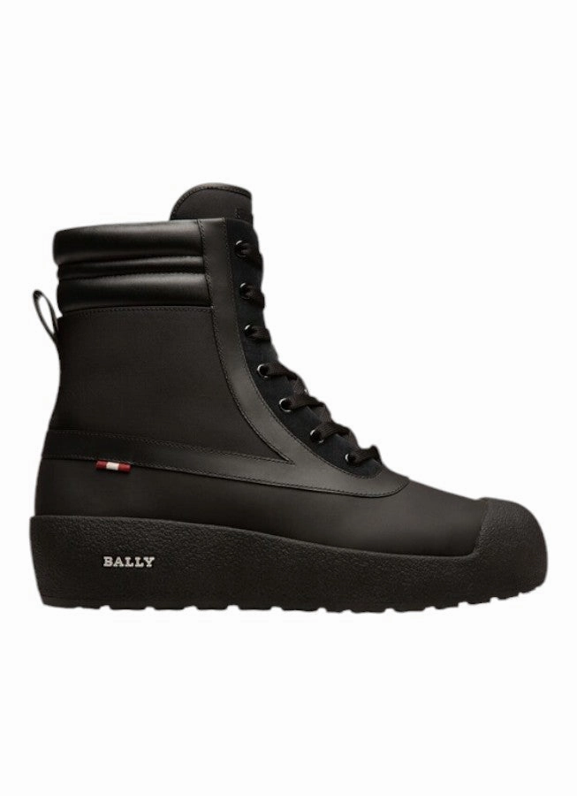 Bally Croker 6239720 Men's Black Calf Leather Shirling-Lined Boots Active Protection Boots