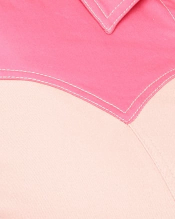 fishermen suitable for anniversaries Barbie x Unique Vintage Pink Barbie Denim Western Jacket | Pink