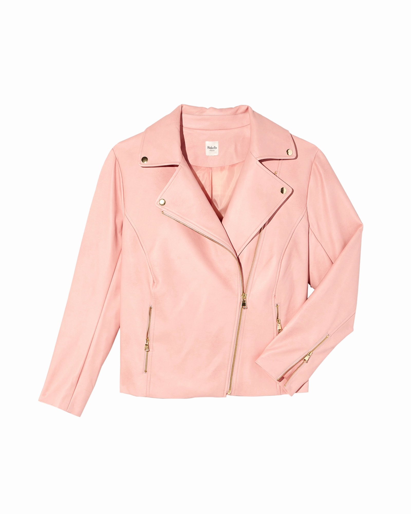 Decal Date night Basil Moto Jacket | Pink