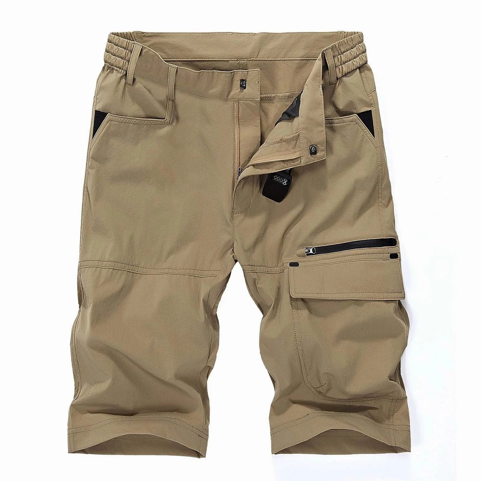 West Louis? Multi-Pocket Tactical Cargo Summer Cotton Shorts Cool Comfort