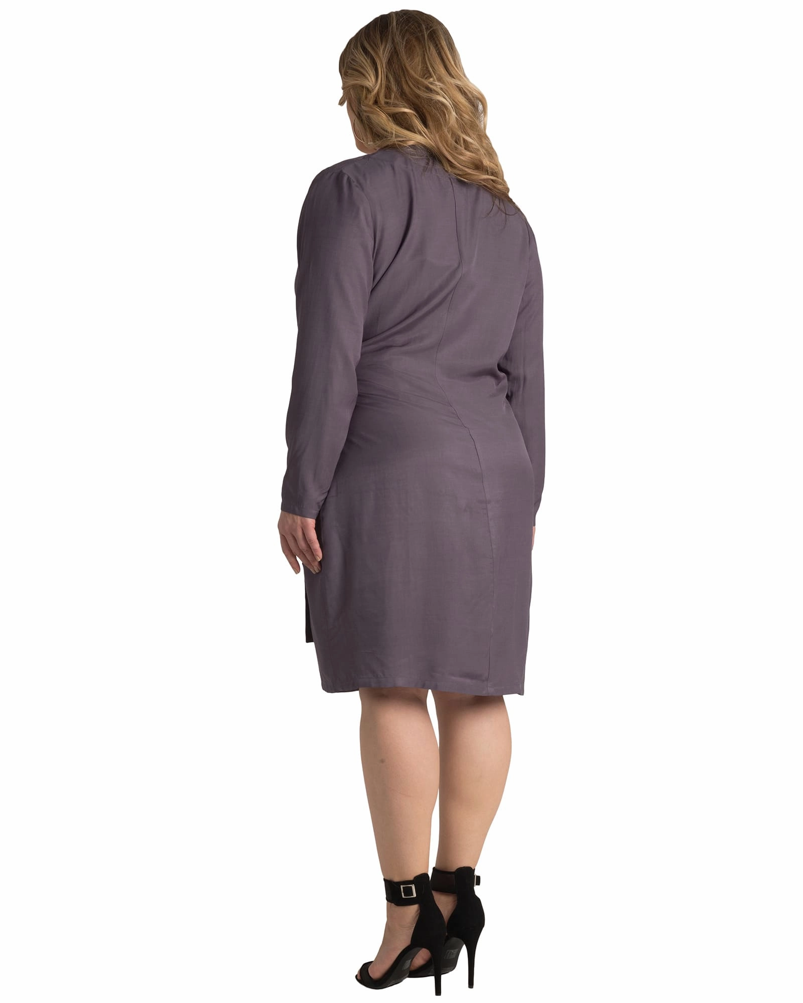Molly Longline Wrap Jacket | DARKPURPLE Quick Adjust Straps Clean Silhouette