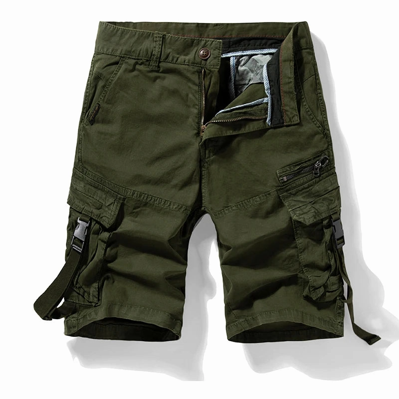 West Louis? Fashion Cotton Multi-Pocket Army Tactical Shorts No Pressure