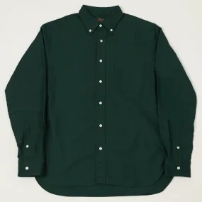 Sporty Style Beams Plus Button Down Oxford Shirt - Green