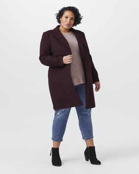hunting Beatrice Wool-Blend Jacket | Burgundy