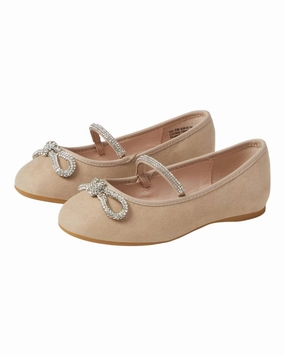 Warm Step Girl's Kendalla Flats In Alamo Tan