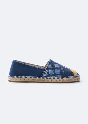 Fashion Flex Begur Mediterranean Dreams Canvas Men's Espadrille Flats