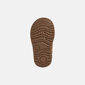 Basic Style Beige Macchia Velcro Sneakers