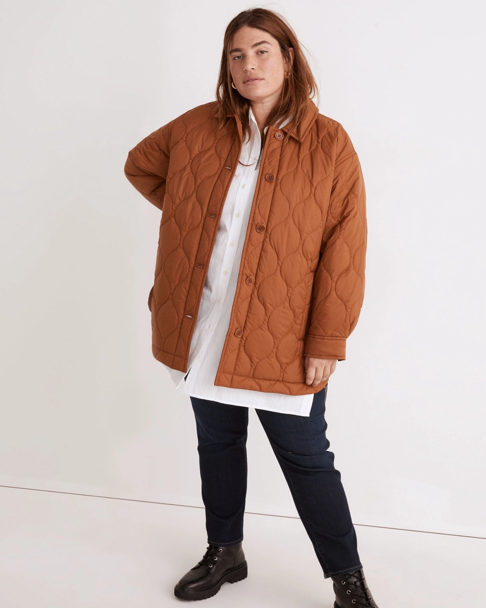Cowboy Seasonal Style Belrose Shirt Jacket | Warm Coffee
